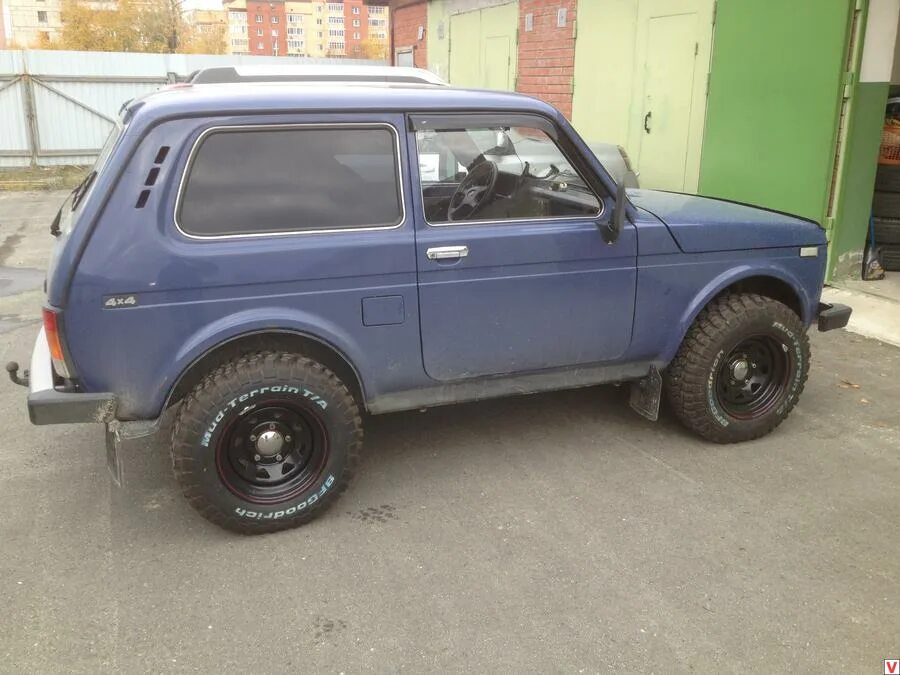 Нива на черных штампах фото Красота требует жертв... Колеса ВАЗ 21214 4WD 2008