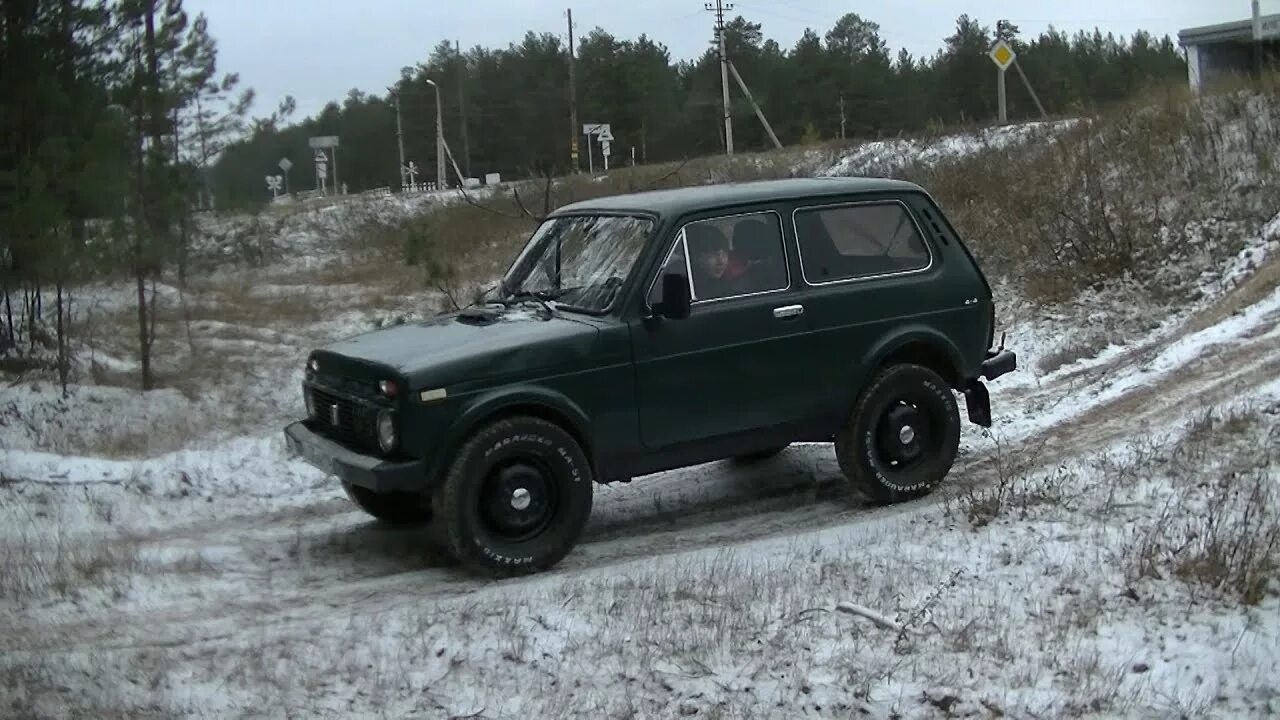 Нива на черных штампах фото Нива. "Вид имеет".Часть #2 .Брызговики Сток и Замена масла в редукторах. - YouTu