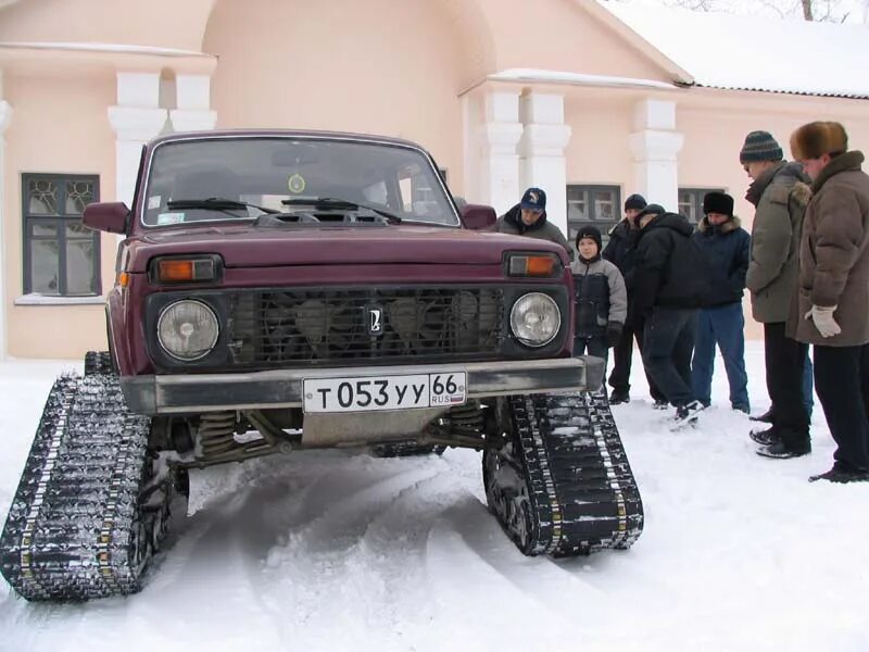 Нива на гусеницах фото Просмотр темы - Покатушки на гусеничной Ниве.
