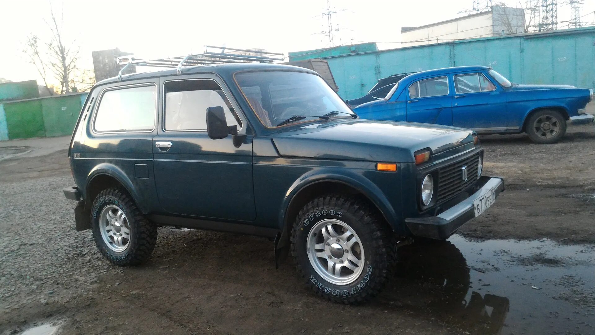 Нива на колесах 215 65 16 фото Поменял диски и резину - Lada 4x4 3D, 1,7 л, 2003 года колёсные диски DRIVE2