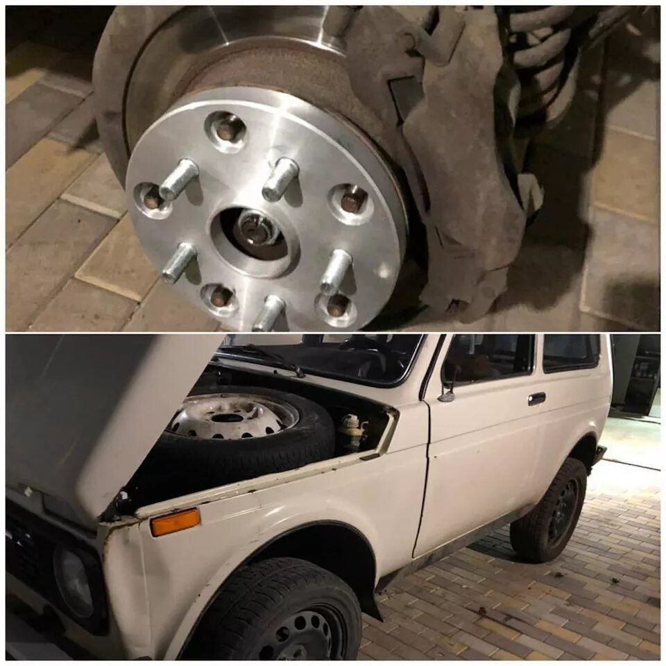 Нива на проставках фото Проставки колёсные на Ниву. Производство ZUZ Отзывы - ZUZ на DRIVE2