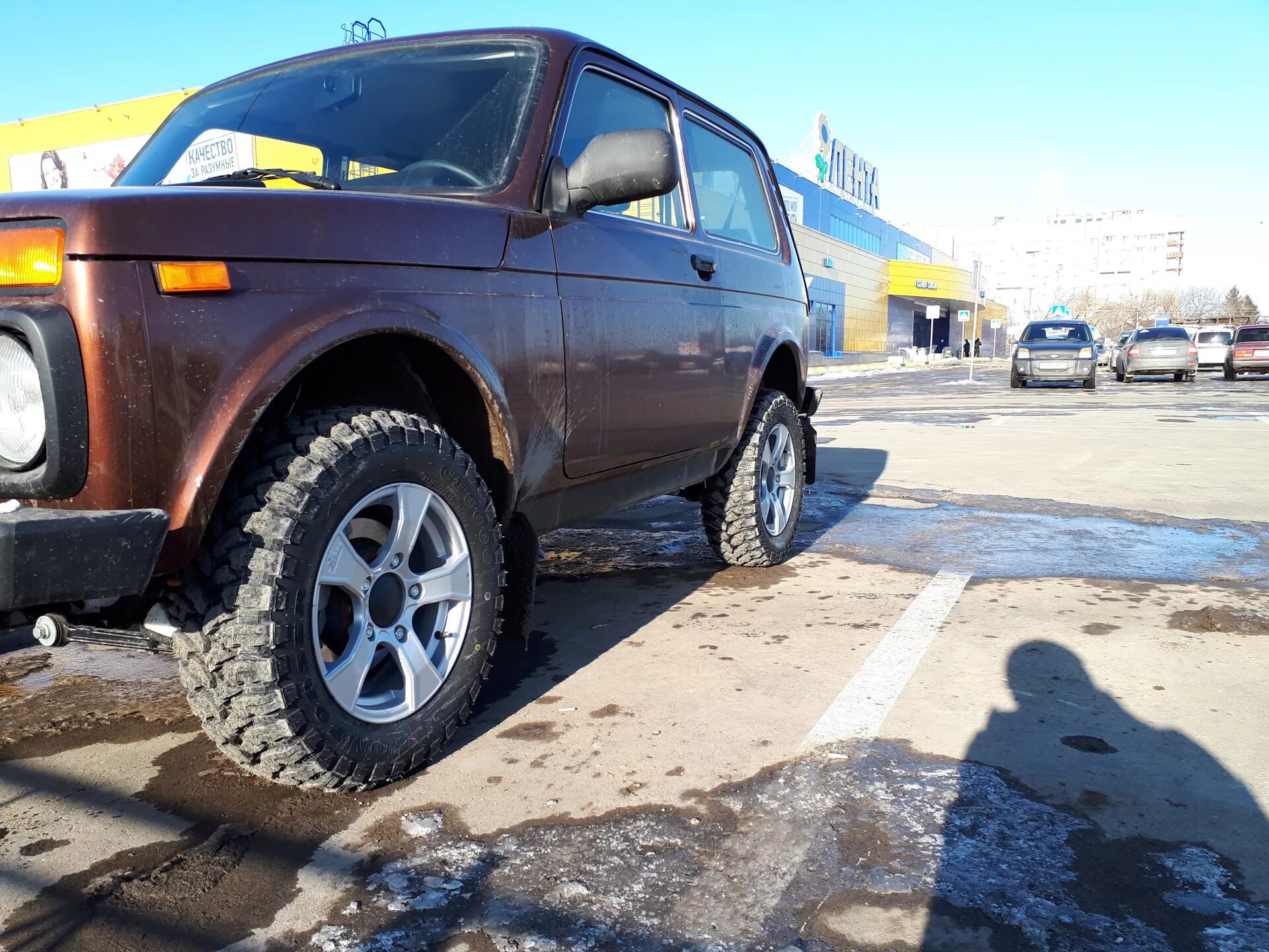 Нива на резине 205 55 16 фото 205!-70 R15 Comforser CF3000 - Lada 4x4 3D, 1,7 л, 2017 года шины DRIVE2