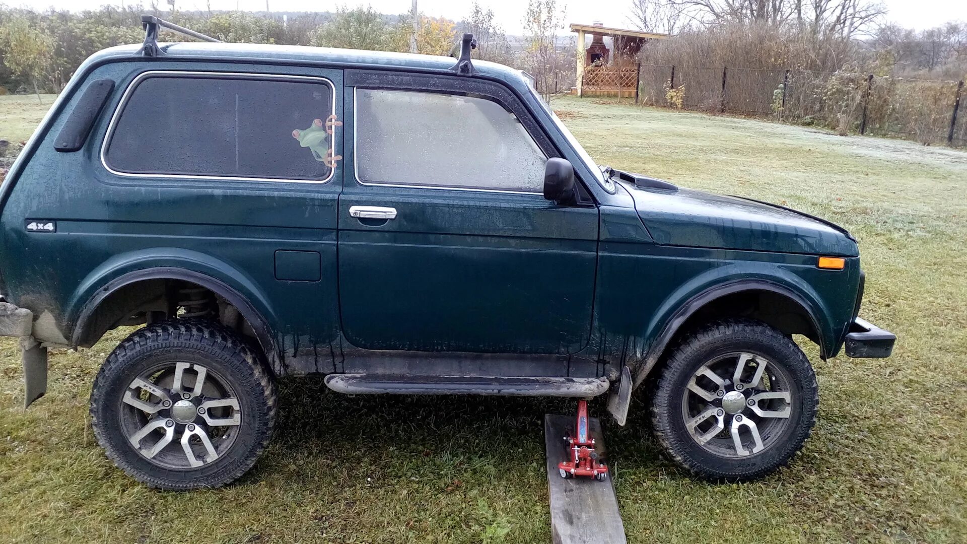 Нива на резине 205 55 16 фото Зима не за горами - Lada 4x4 3D, 1,7 л, 2011 года просто так DRIVE2