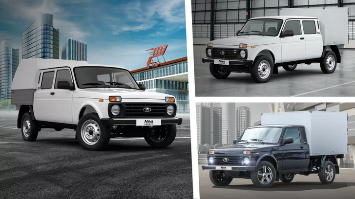 Нива некст фото Totalcar - Magazin - A Lada megerősítette a Niva Legend teherautókat, hisz az él