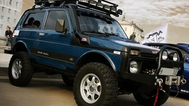 Нива оффроуд тюнинг фото Lada 4x4 3D 1.7 бензиновый 2000 Титан на DRIVE2
