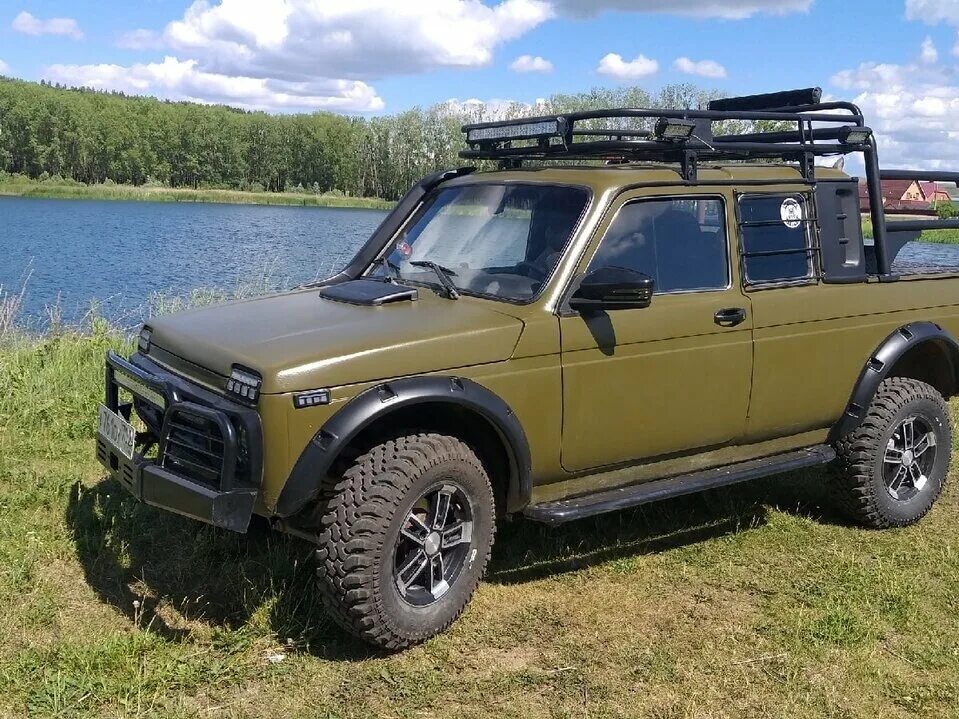 Нива пикап фото цены Купить б/у Lada (ВАЗ) 2329 1995-2019 1.7 MT (79 л.с.) 4WD бензин механика в Туйм