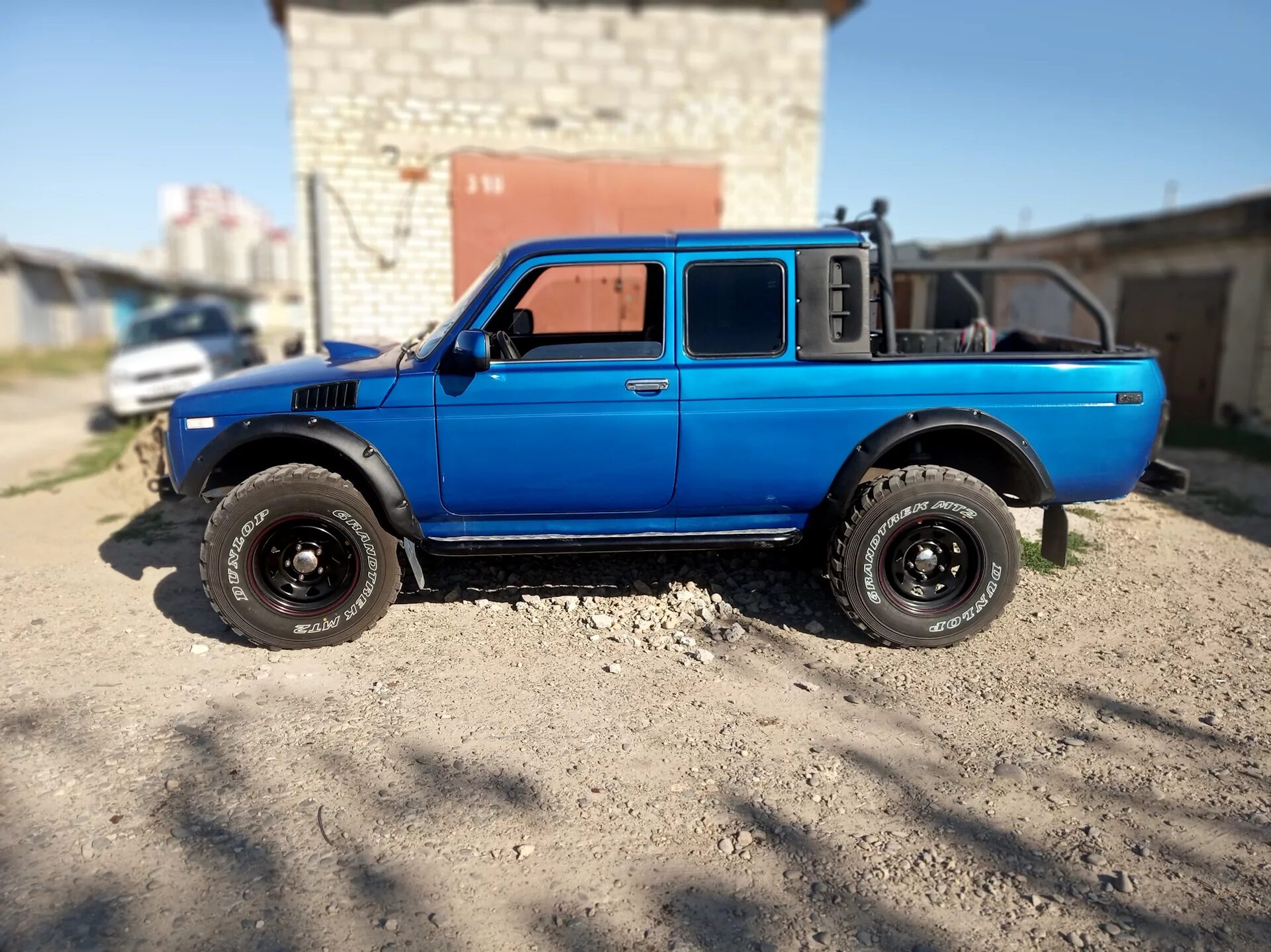 Нива пикап тюнинг Пороги - Lada 2329, 1,7 л, 2001 года тюнинг DRIVE2