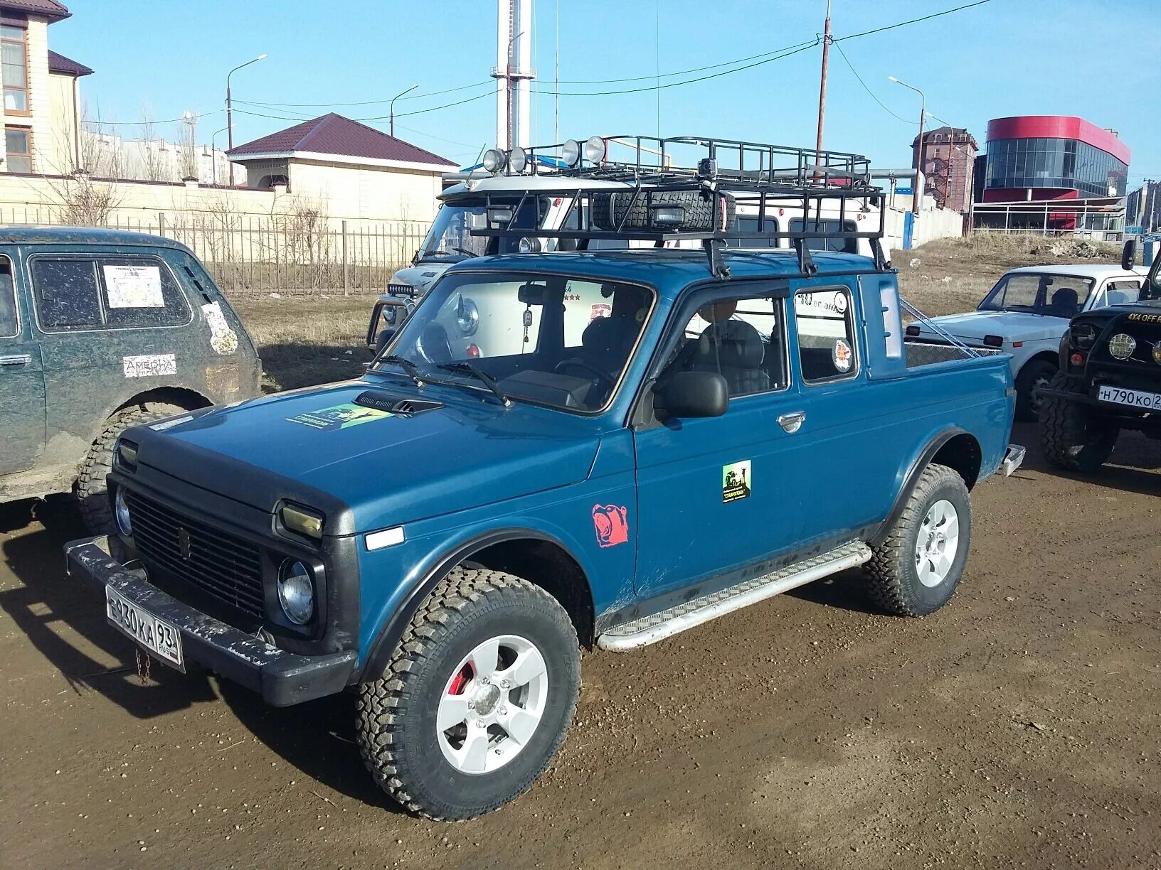 Нива пикап тюнинг для бездорожья 23 февраля покатуха - Lada 2329, 1,7 л, 2005 года покатушки DRIVE2