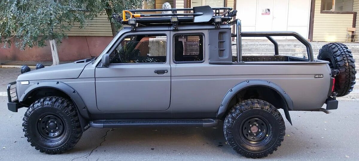 Нива пикап тюнинг для бездорожья Ваз 2329 медведь нива пикап lada 4x4 pickup LkbAuto.ru