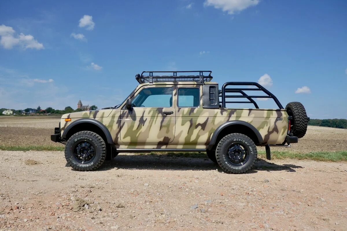 Нива пикап тюнинг для бездорожья Lada Niva 4 x 4 2121, 2131, 2329, 2346, Bronto, Chevrolet, VAZ