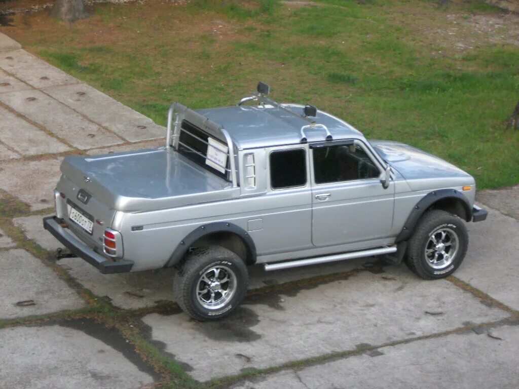 Нива пикап тюнинг фото Купить б/у Lada (ВАЗ) 2329 1995-2019 1.7 MT (79 л.с.) 4WD бензин механика в Инзе