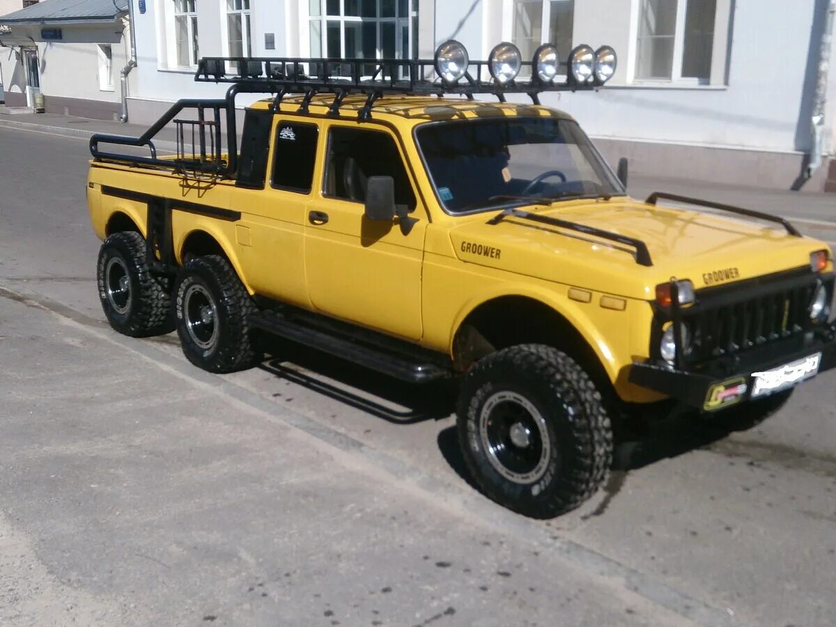 Нива пикап тюнинг кузова Купить б/у Lada (ВАЗ) 2329 1995-2019 1.7 MT (79 л.с.) 4WD бензин механика в Моск