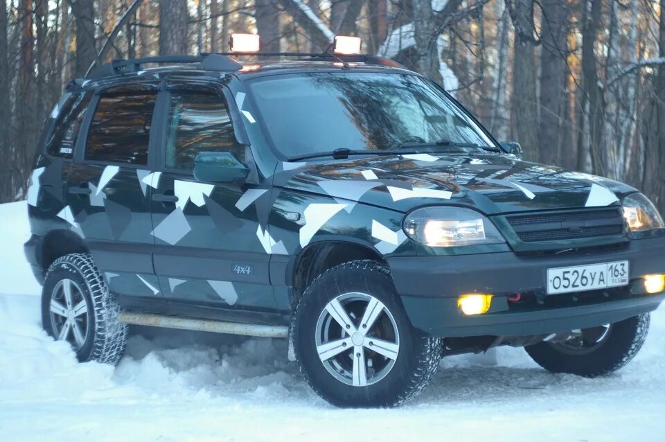 Нива пиксели фото chevrolet niva городской камуфляж - Chevrolet Niva, 1,7 л, 2003 года стайлинг DR