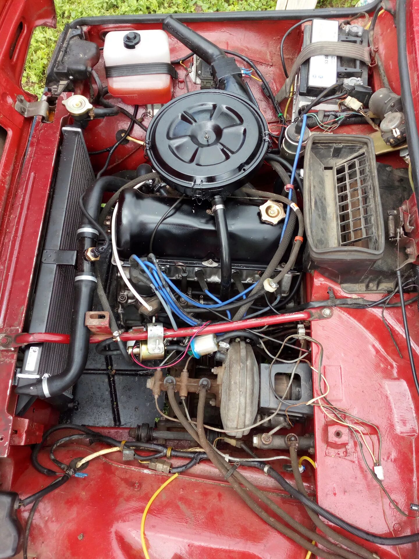 Нива подкапотка фото Перерождение Нивы 21213 1992 года - Lada 4x4 3D, 1,7 л, 1997 года своими руками 