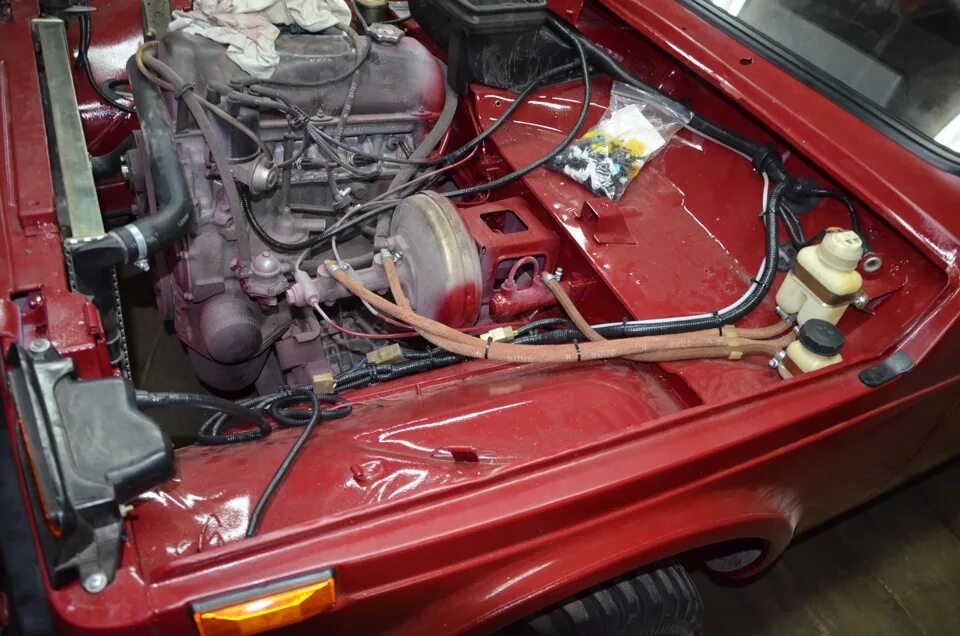 Нива подкапотное пространство фото Собираем. часть 1 - Lada 4x4 3D, 1,7 л, 1997 года своими руками DRIVE2