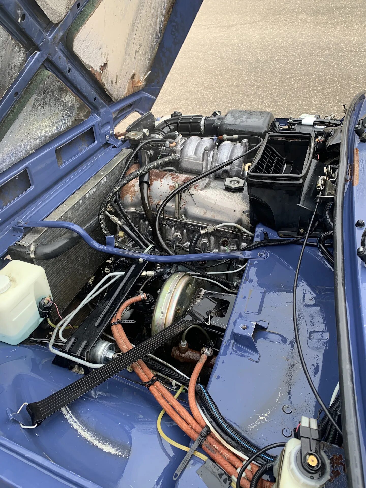 Нива подкапотное пространство фото Подкапотное Нива - Lada 4x4 3D, 1,7 л, 2007 года мойка DRIVE2