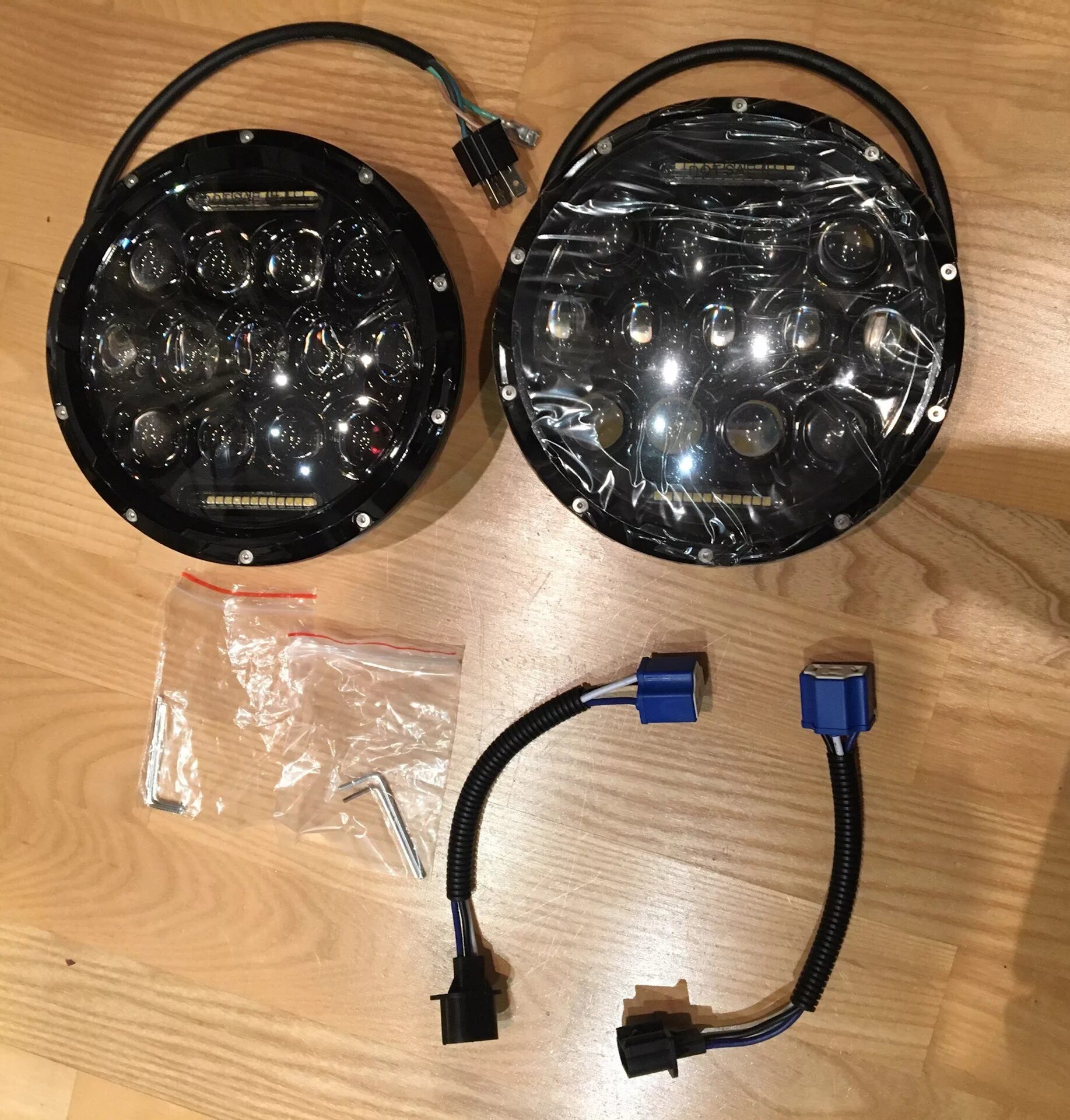 Нива подключение led фары LED фары(соты) на Ниву - Lada 4x4 3D, 1,7 л, 1999 года электроника DRIVE2