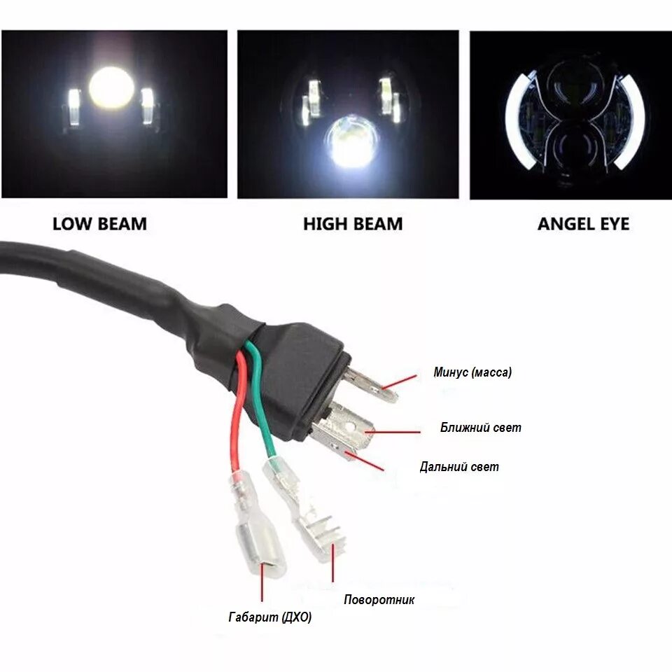 Нива подключение led фары Установка диодных фар головного света - Toyota Land Cruiser Prado 90-series, 3,4
