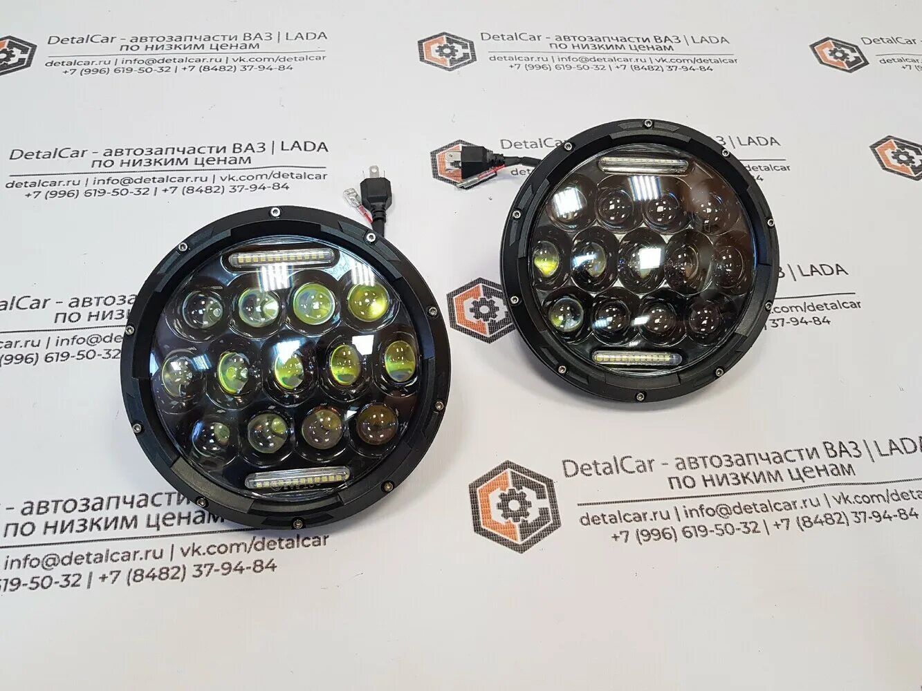 Нива подключение led фары КОМПЛЕКТ LED ФАР НИВА 4Х4 R80 - купить по цене 4 400 руб. в интернет-магазине De