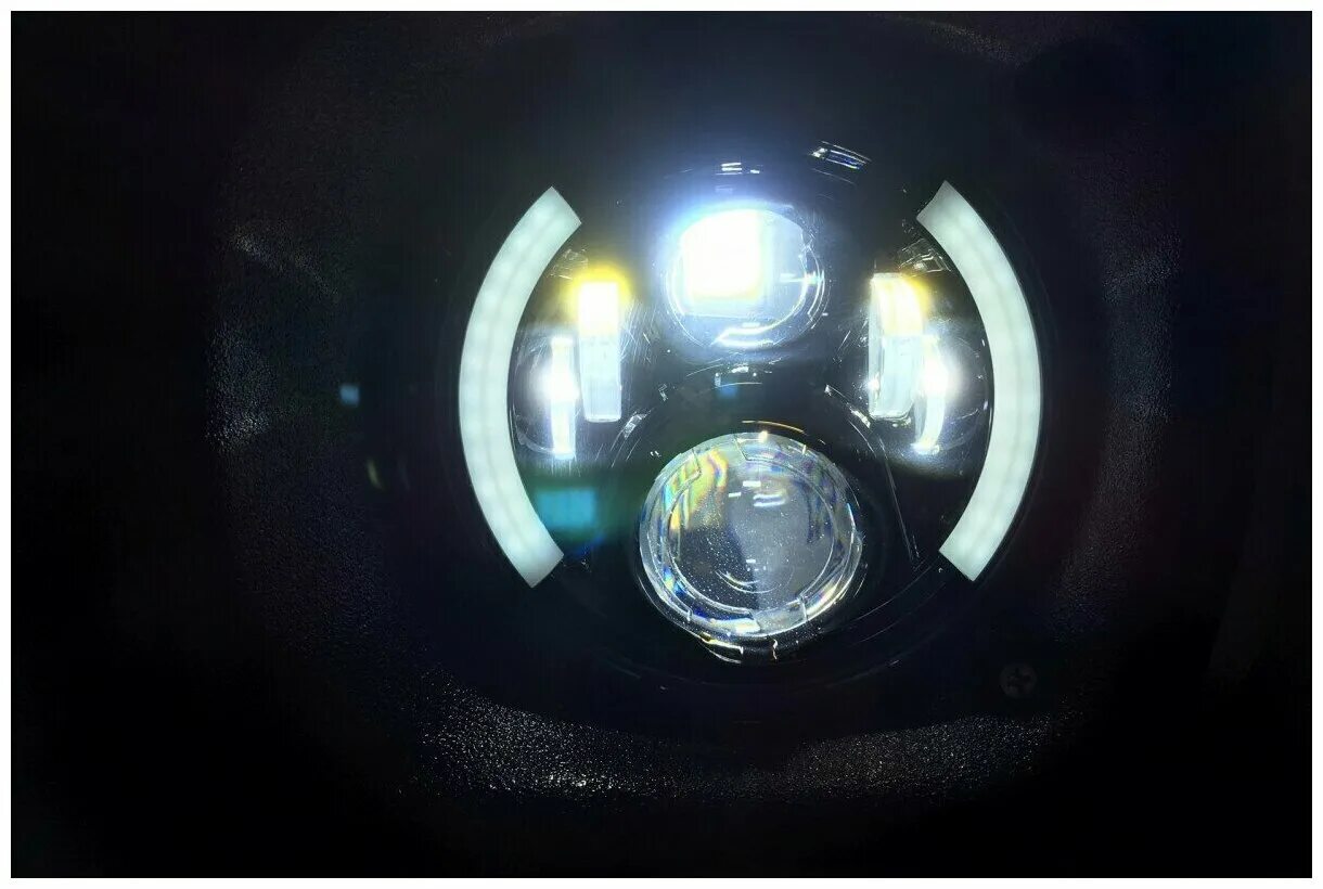 Нива подключение led фары Светодиодные фары для Land Rover Defender комплект 2шт - купить в интернет-магаз