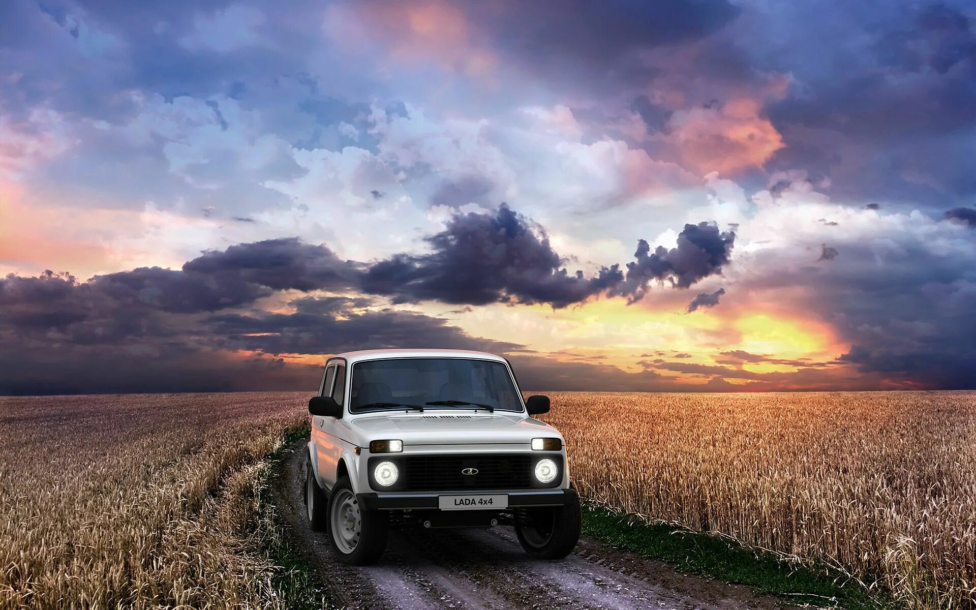 Нива поле фото Фото LADA 4х4 (Нива) 3 дв.