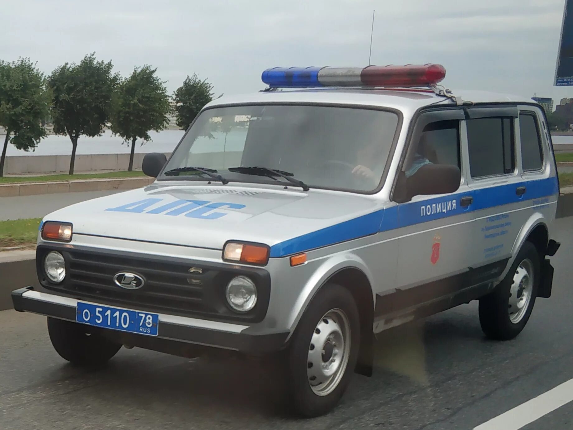 Нива полиция фото "о 5110 78" фото ВАЗ (Lada) 2131 Нива. Россия