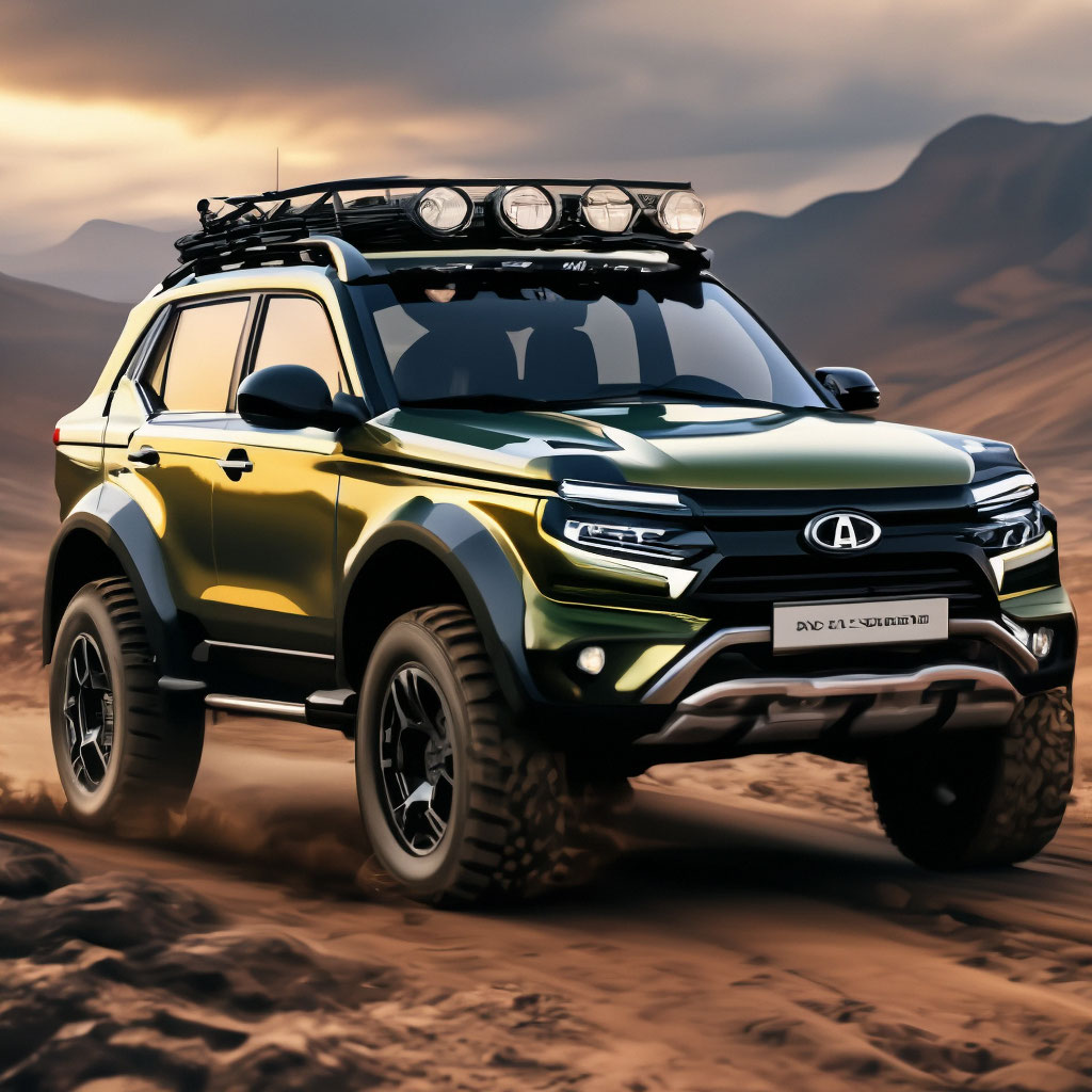 Нива последняя модель фото цена "Lada Niva 2024 new generation concept" - image created in Shedevrum