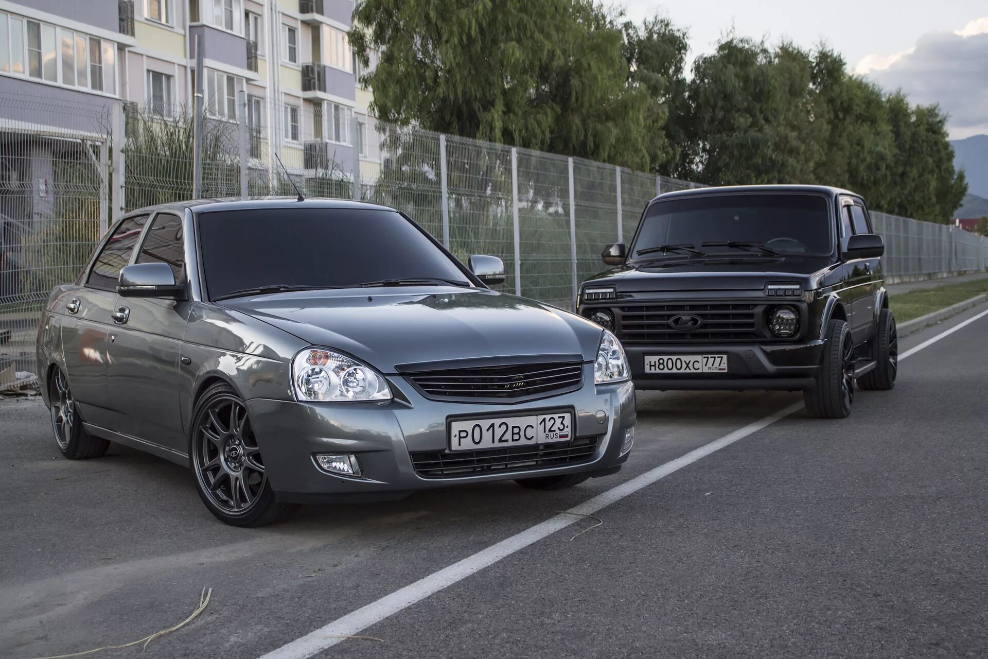 Нива приора фото Фотосет с Нивой и не только. - Lada Приора седан, 1,6 л, 2012 года фотография DR