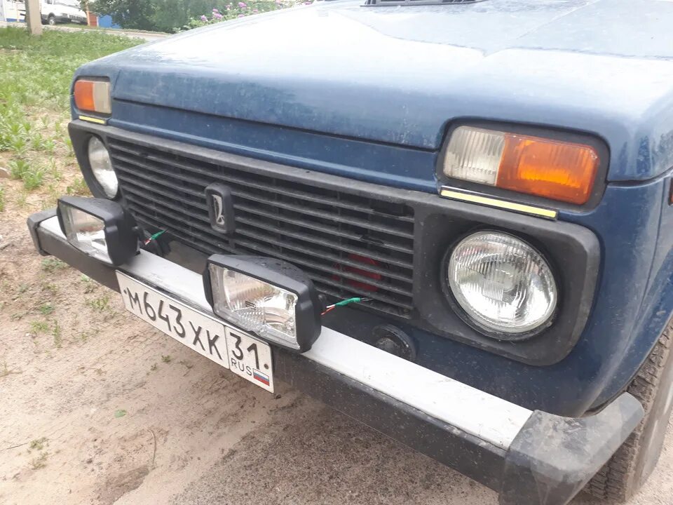 Нива противотуманки фото Wesem 5HP фары дальнего света. - Lada 4x4 3D, 1,7 л, 2004 года аксессуары DRIVE2