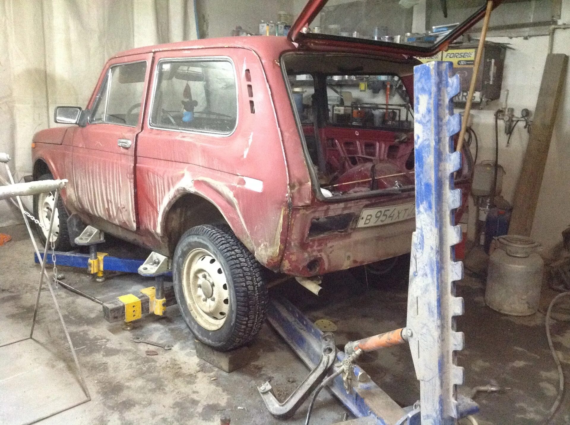 Нива ремонт своими Не протянешь не поваришь.часть первая. - Lada 4x4 3D, 1,6 л, 1977 года кузовной 