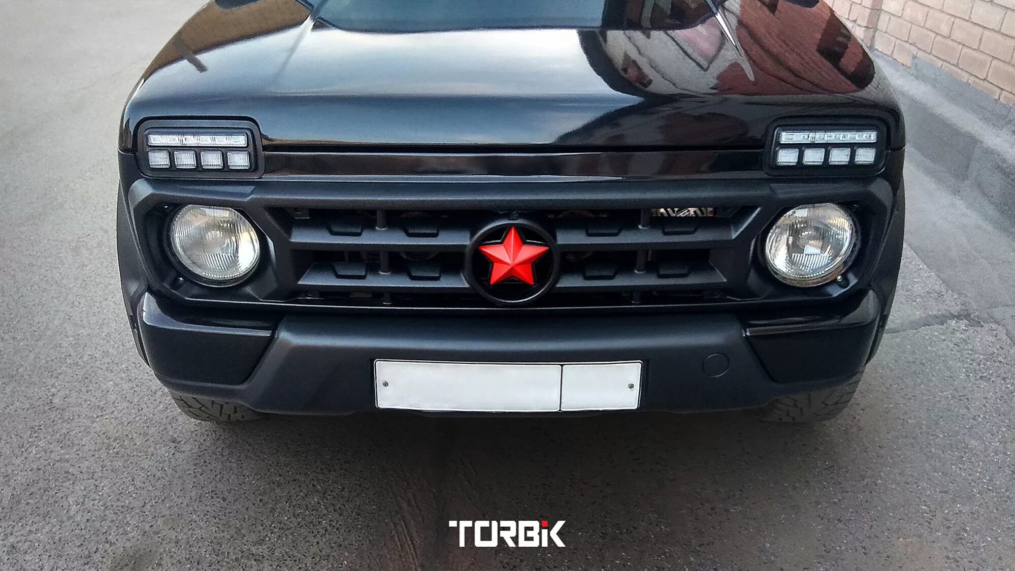 Нива решетка радиатора тюнинг купить Облицовка, решетка радиатора на LADA NIVA 4 × 4 - TORBIK