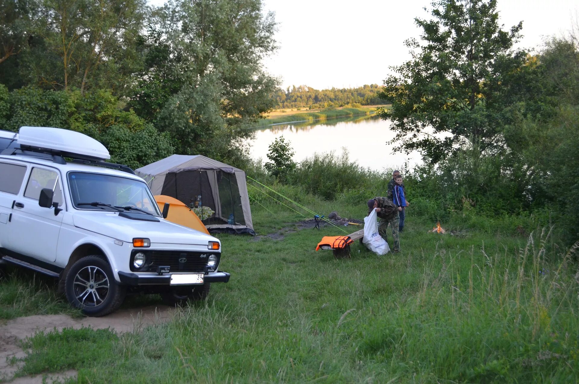 Нива рыбалка фото Выезд на природу и П.Л. - Lada 4x4 3D, 1,7 л, 1997 года просто так DRIVE2