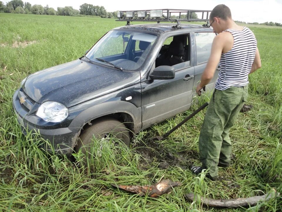 Нива рыбалка фото съездили на рыбалку, без приключений не обошлось))) - Chevrolet Niva, 1,7 л, 201