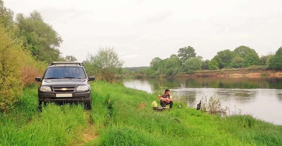Нива рыбалка фото Поехал на рыбалку Владимирская область, видео. - Chevrolet Niva, 1,7 л, 2012 год