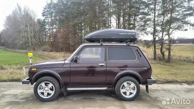 Нива с боксом на крыше фото Картинки БОКС НА КРЫШУ АВТОМОБИЛЯ НИВА