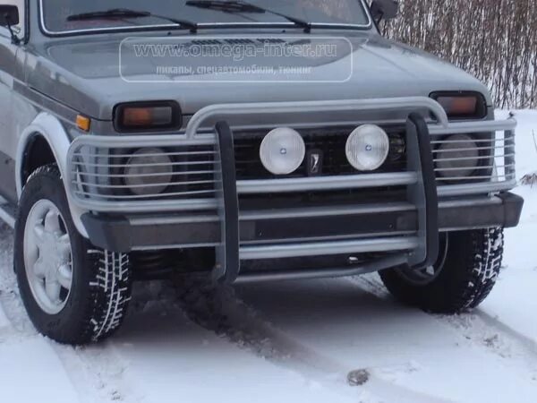 Нива с кенгурятником фото "Кенгурятник" - Lada 4x4 3D, 1,8 л, 1995 года тюнинг DRIVE2