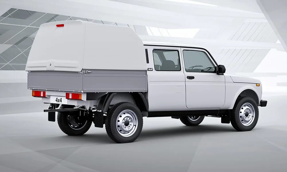 Нива с кузовом фото LADA Niva Legend Бортовая 2024 - фото в новом кузове, фото салона и интерьера