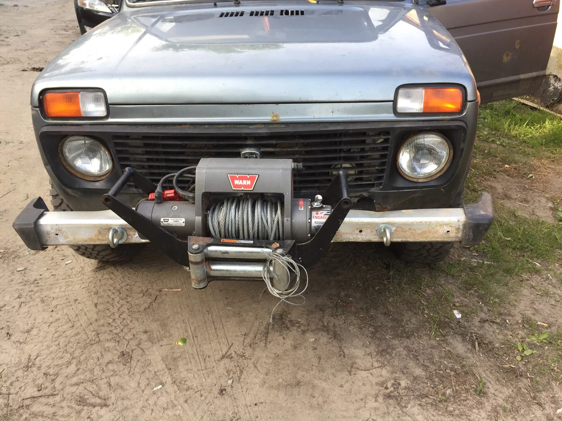 Нива с лебедкой фото Съёмная лебедка Warn - DRIVE2
