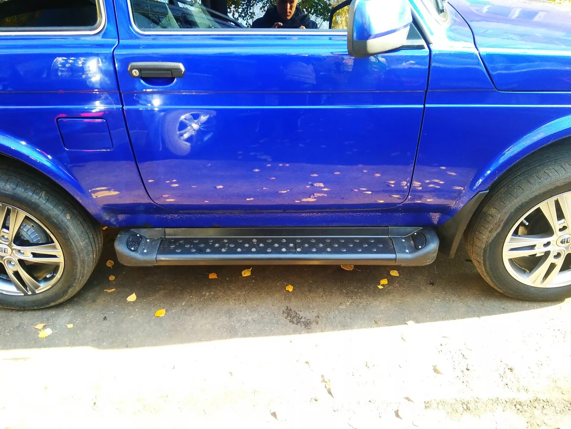 Нива с порогами фото Установка порогов - Lada 4x4 3D, 1,7 л, 2008 года стайлинг DRIVE2