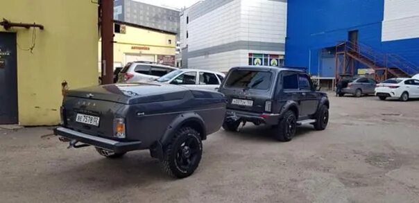Нива с прицепом фото A trailer for Niva from Niva. #нива_фото@nivaclubnet 2018 Lada Нива 4х4 VK