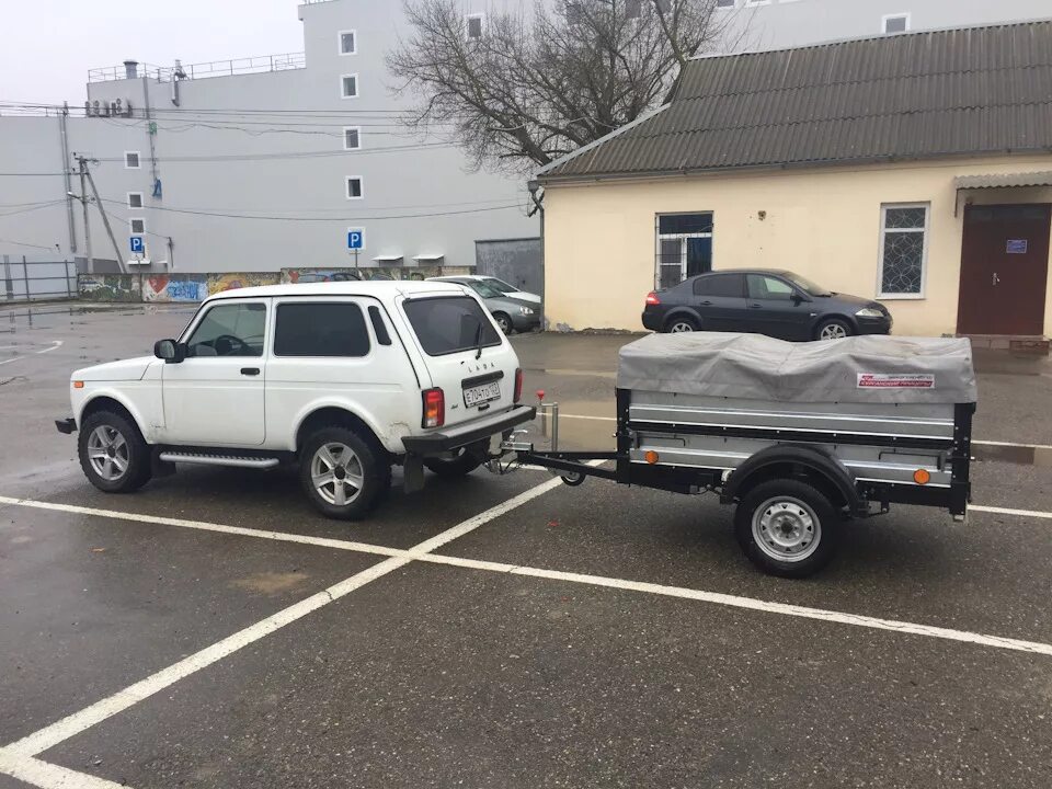 Нива с прицепом фото 30. Покупка самосвального прицепа "Крепыш" - Lada 4x4 3D, 1,7 л, 2017 года покуп