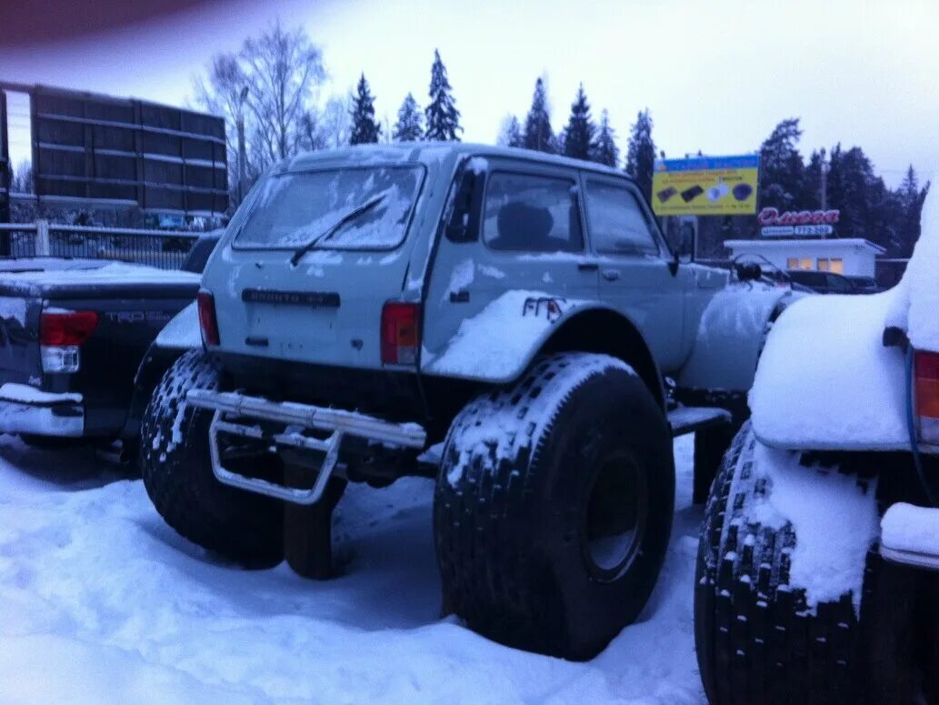 Нива с широкими колесами фото Купить б/у Lada (ВАЗ) 2121 (4x4) I Рестайлинг 1.7 MT (79 л.с.) 4WD бензин механи
