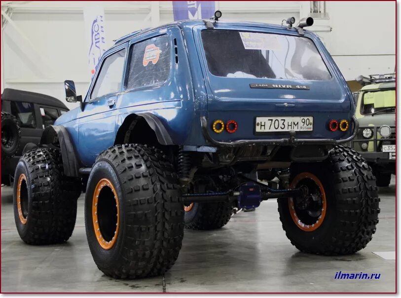 Нива с широкими колесами фото MOSCOW OFF-ROAD SHOW 2017 Илья Илмарин