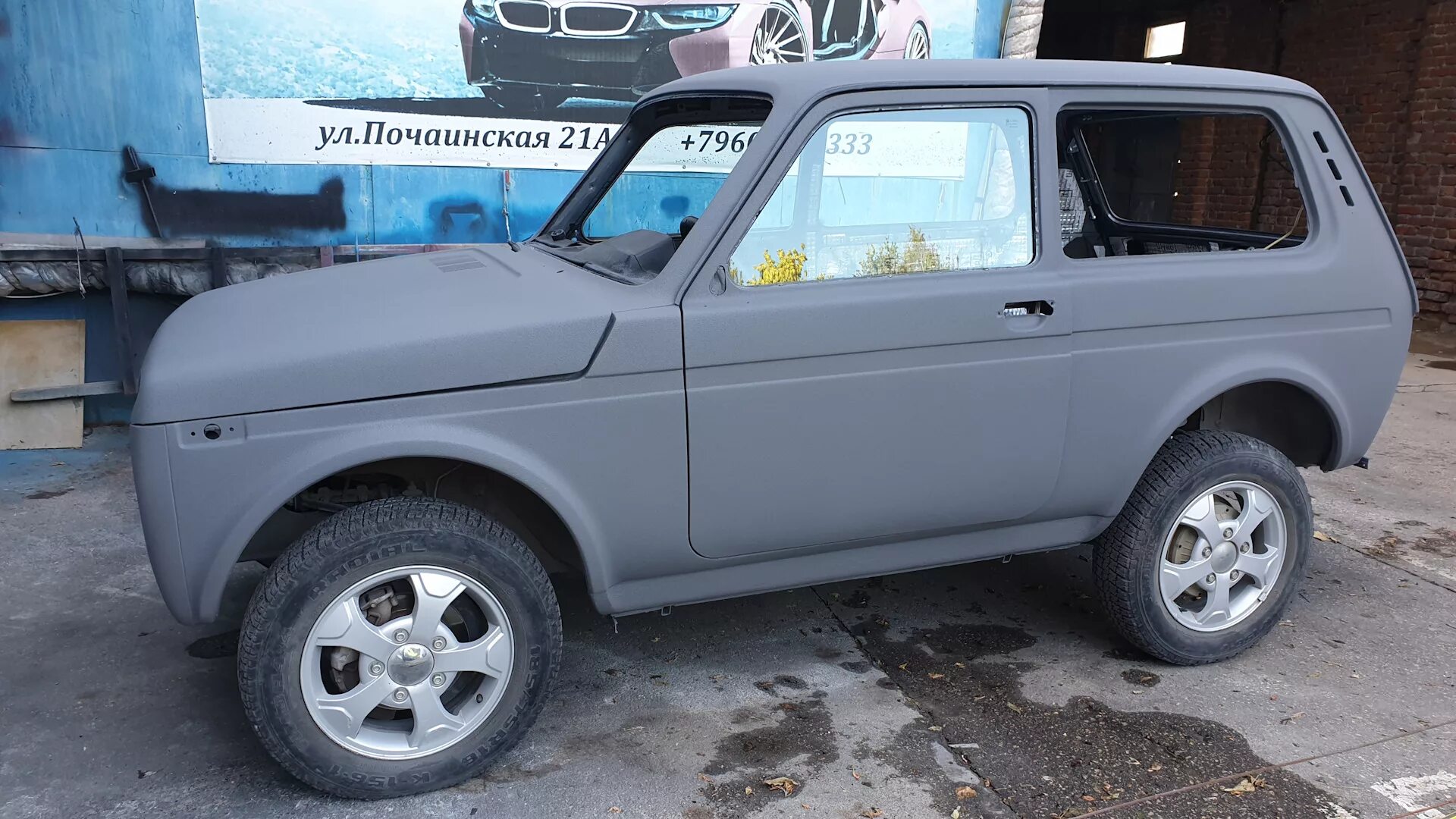 Нива серый цвет фото Нива в сером Рапторе - Шумка - DRIVE2