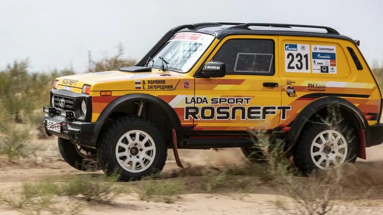 Нива шелковый путь фото Авто: как LADA Sport ROSNEFT на автомобиле LADA NIVA Legend дебютировал на ралли