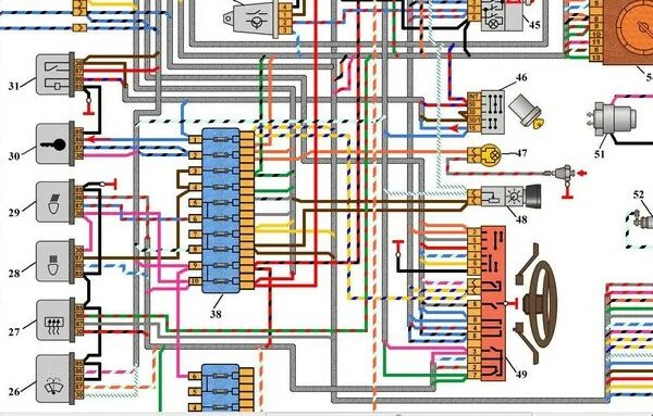 Нива схема карбюратор подключения Электросхема ваз 21213 нива карбюратор с описанием