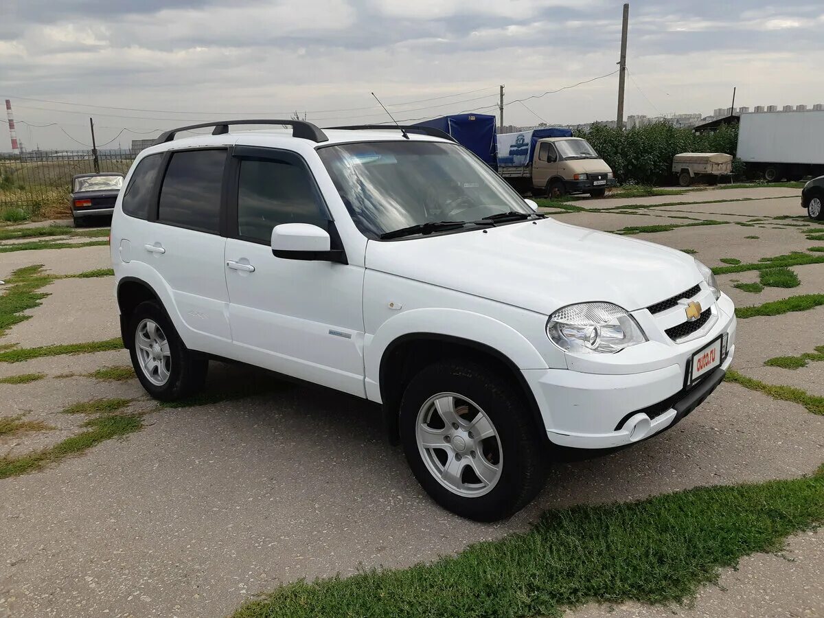 Нива шевроле белый фото Купить б/у Chevrolet Niva I Рестайлинг 1.7 MT (80 л.с.) 4WD бензин механика в Са