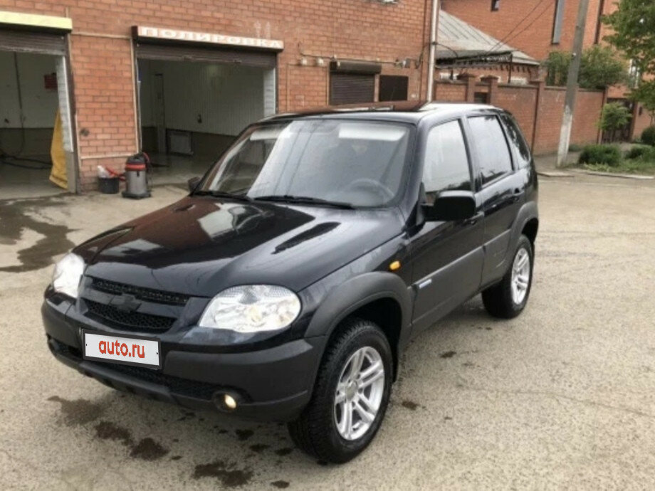 Нива шевроле черная фото Купить б/у Chevrolet Niva I Рестайлинг 1.7 MT (80 л.с.) 4WD бензин механика в Кр