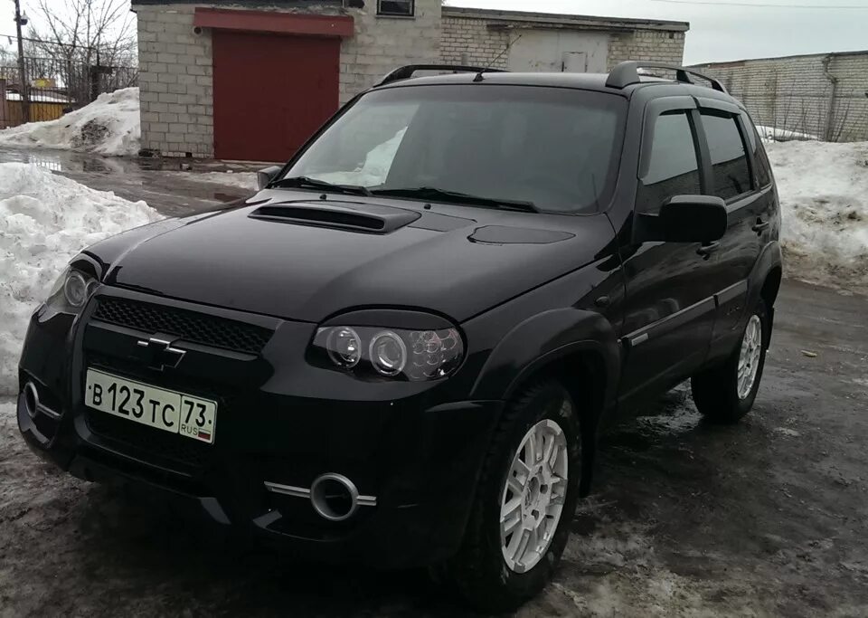 Нива шевроле черная тюнинг Пришла весна- захотелось перемен!)) - Chevrolet Niva, 1,7 л, 2011 года стайлинг 