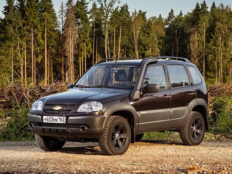 Нива шевроле картинки фото Фото Chevrolet Niva - Запасное колесо на Chevrolet NIVA 2009 закреплено на двери